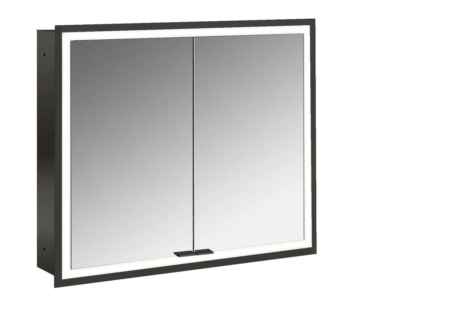 emco asis PG2 emco LED-Lichtspiegelschrank prime FaceliftUnterputz, 800 mm, 2-türig, IP 20, schwarz emco asis PG2 emco LED-Lichtspiegelschrank prime FaceliftUnterputz, 800 mm, 2-türig, IP 20, schwarz