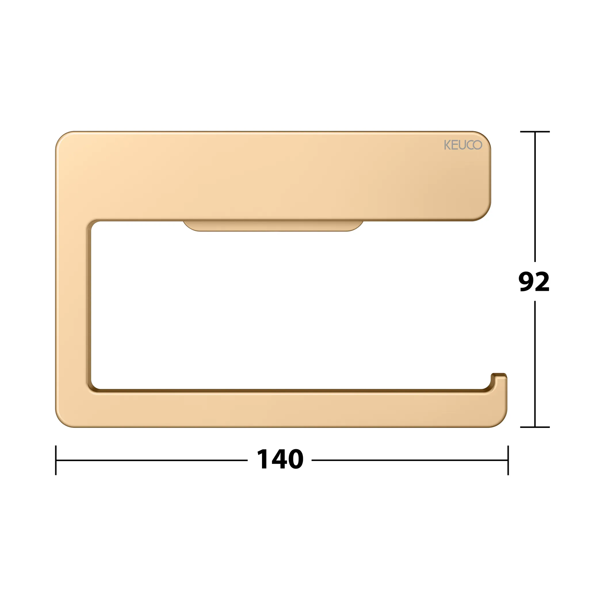 Collection Moll Toilettenpapierhalter Messing ge.