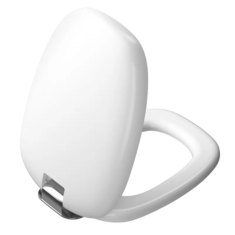 Plural WC-Sitz mit Absenkautomatik Duroplast Edelweiß/Chrom Plural WC-Sitz mit Absenkautomatik Duroplast Edelweiß/Chrom