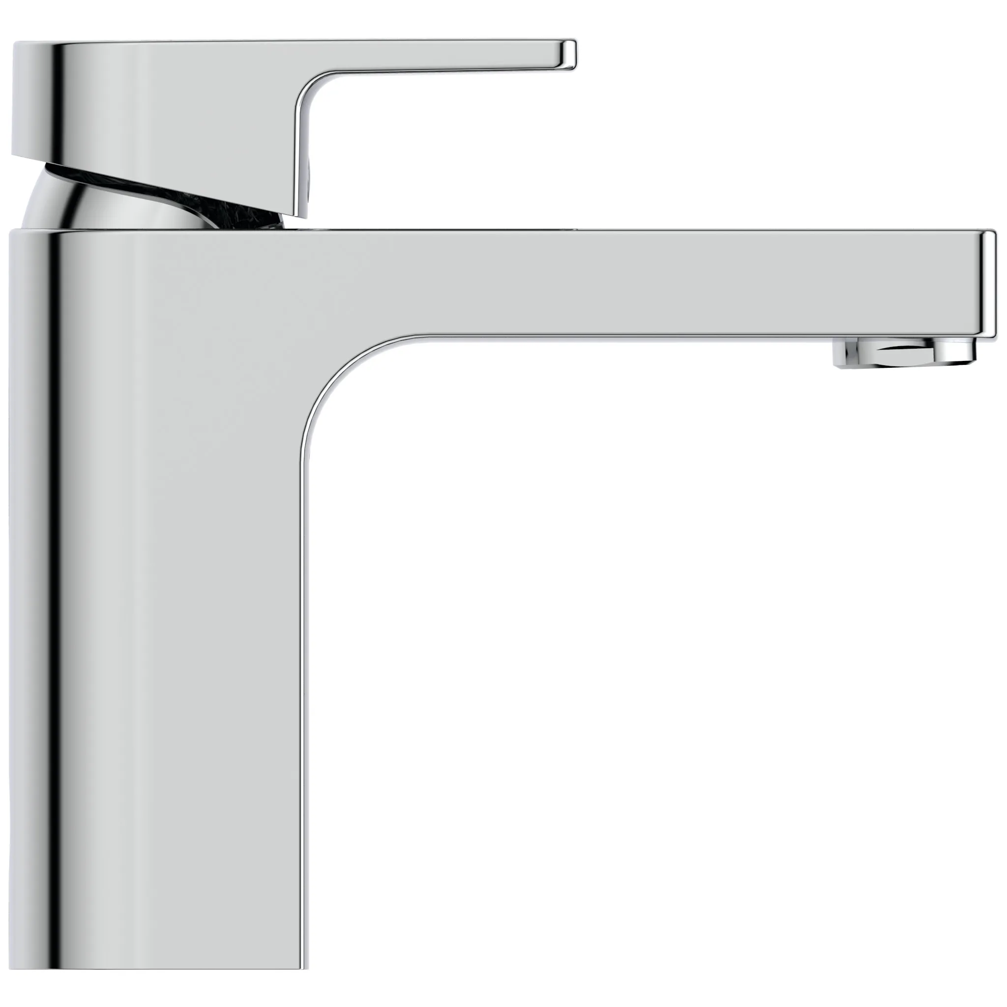 Waschtischarmatur Edge, 5 l/min., ohne Ablaufgarnitur, Ausladung 125mm, Chrom Waschtischarmatur Edge, 5 l/min., ohne Ablaufgarnitur, Ausladung 125mm, Chrom