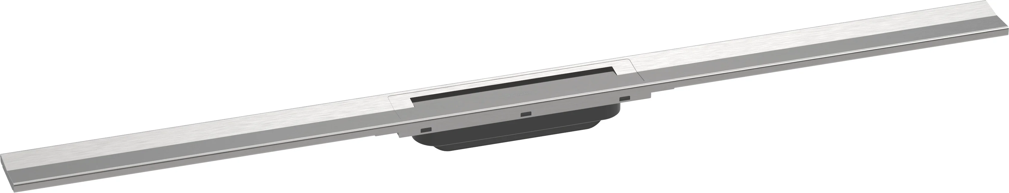 Hansgrohe RainDrain Flex Duschrinne 1000 mm, zweiseitig montierbar, höhenverstellbar, Edelstahl V2A, bis zu 60 l/min Ablaufleistung