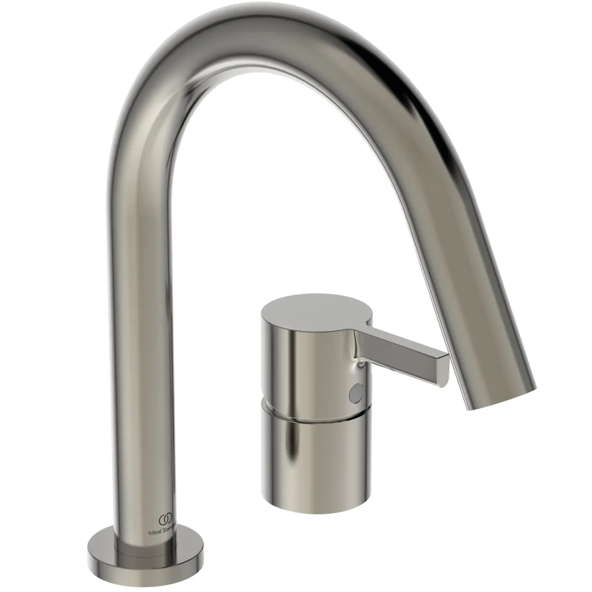 4-Loch Wannenrandarmatur Joy, mit Auslauf, Stab-Handbrause und Umsteller, Brushed Gold 4-Loch Wannenrandarmatur Joy, mit Auslauf, Stab-Handbrause und Umsteller, Brushed Gold