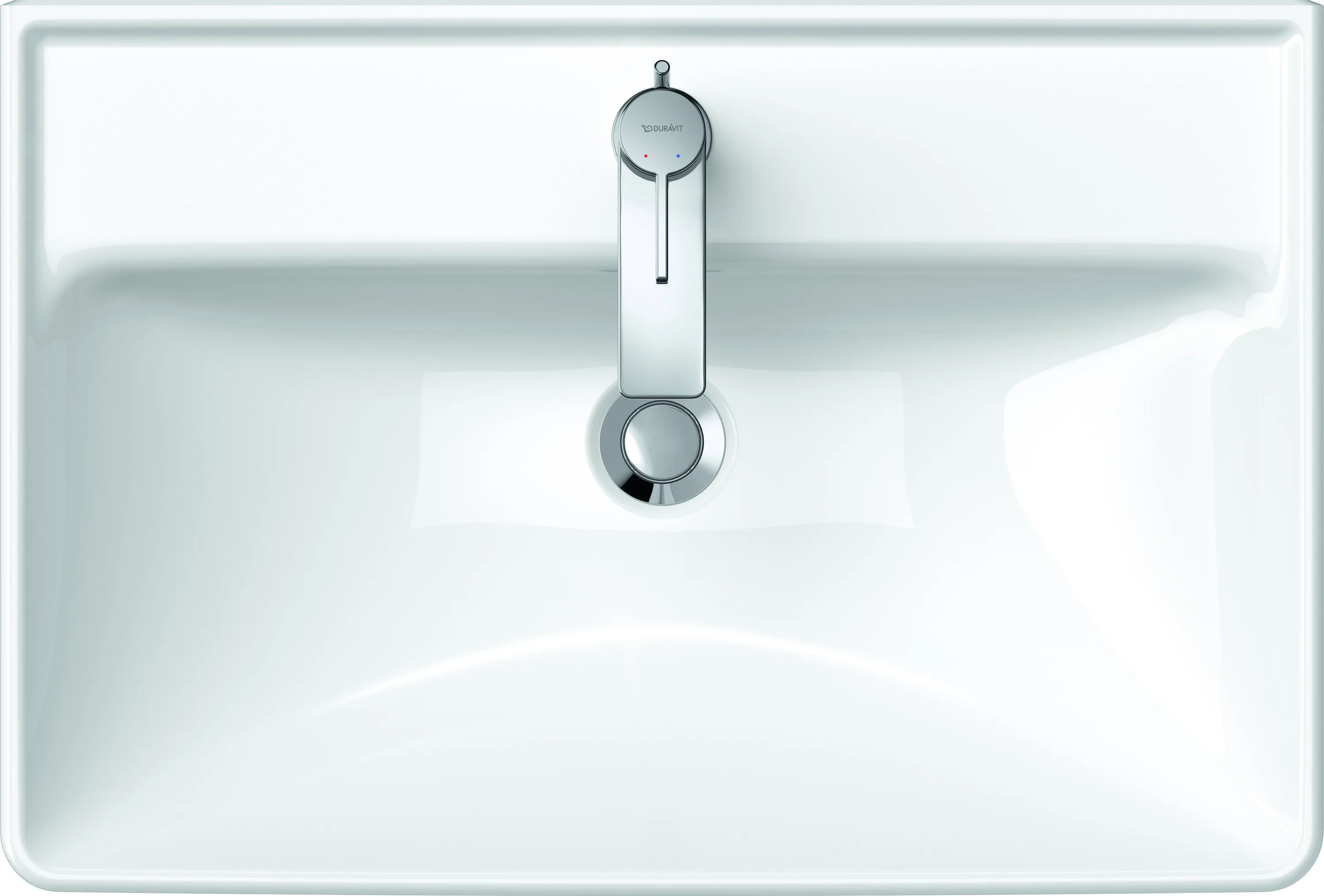 Wandwaschtisch „D-Neo“, mit Überlauf, Hahnlochposition mittig Wandwaschtisch „D-Neo“, mit Überlauf, Hahnlochposition mittig