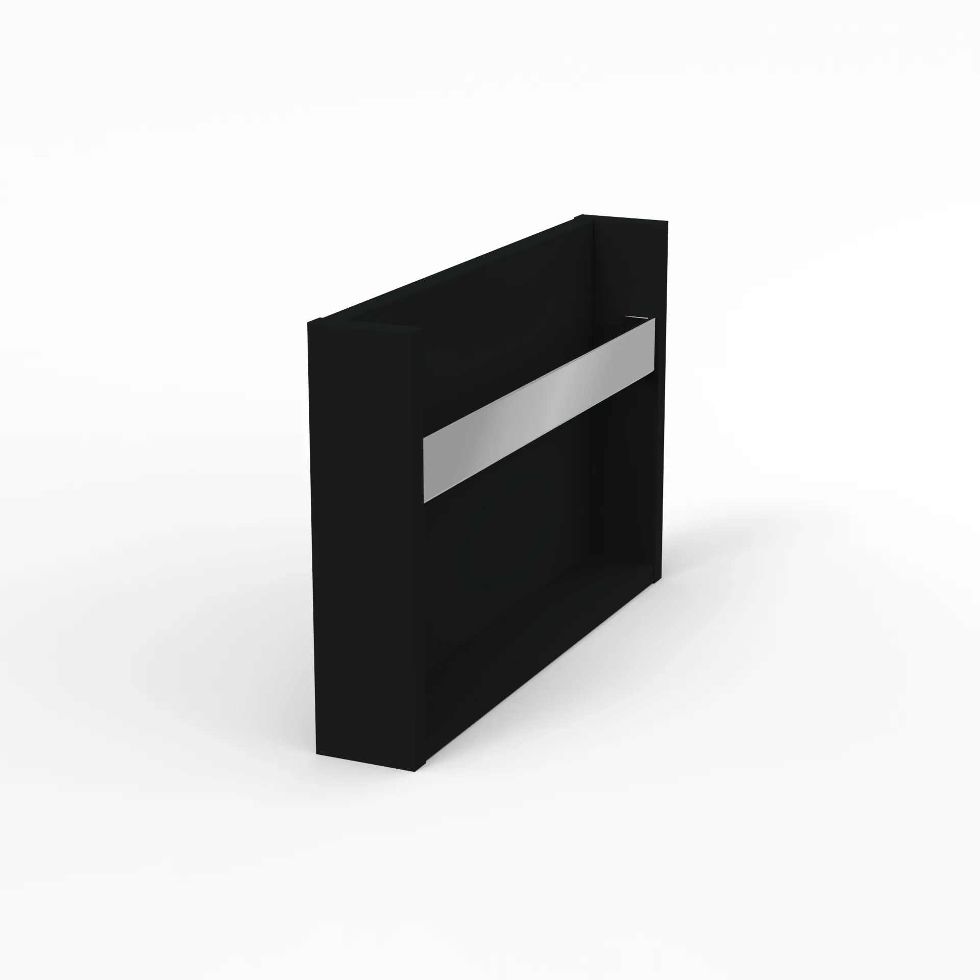 Konsolen vertikal - passend unterKonsole horizontalmit HandtuchhalterLack Farbe: Vulkan (matt)|Größe: 8,5 × 52 × 34 cm