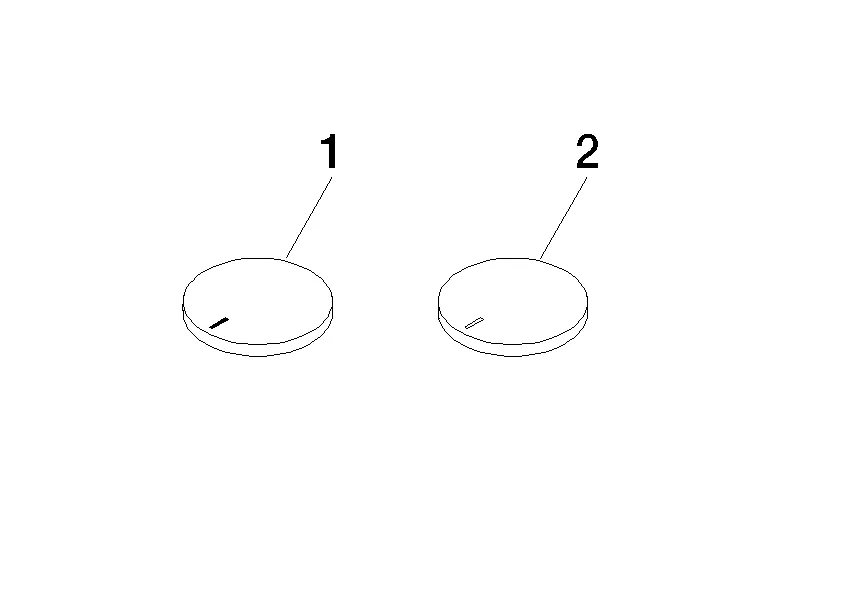 Set Griffeinsatz warm & kalt CYO Chrom 11283811 Set Griffeinsatz warm & kalt CYO Chrom 11283811
