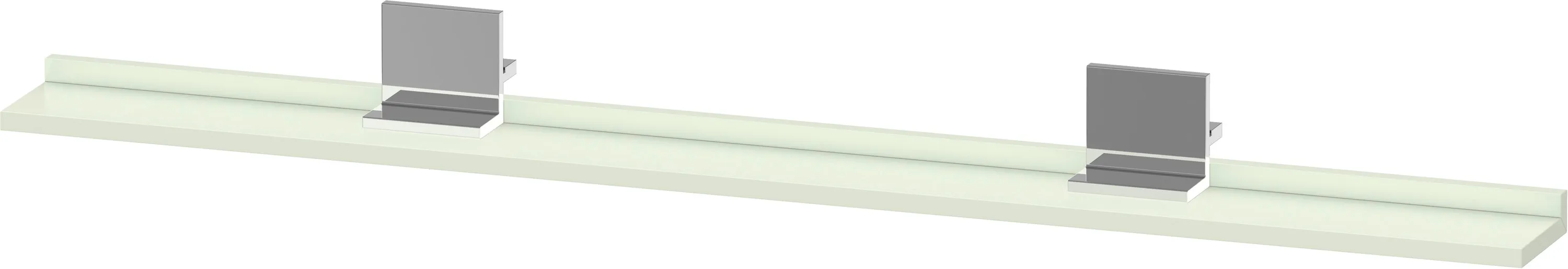 Duravit Ablage „Sivida“ in Befestigung sichtbar 128 × 3,5 × 11,5 cm