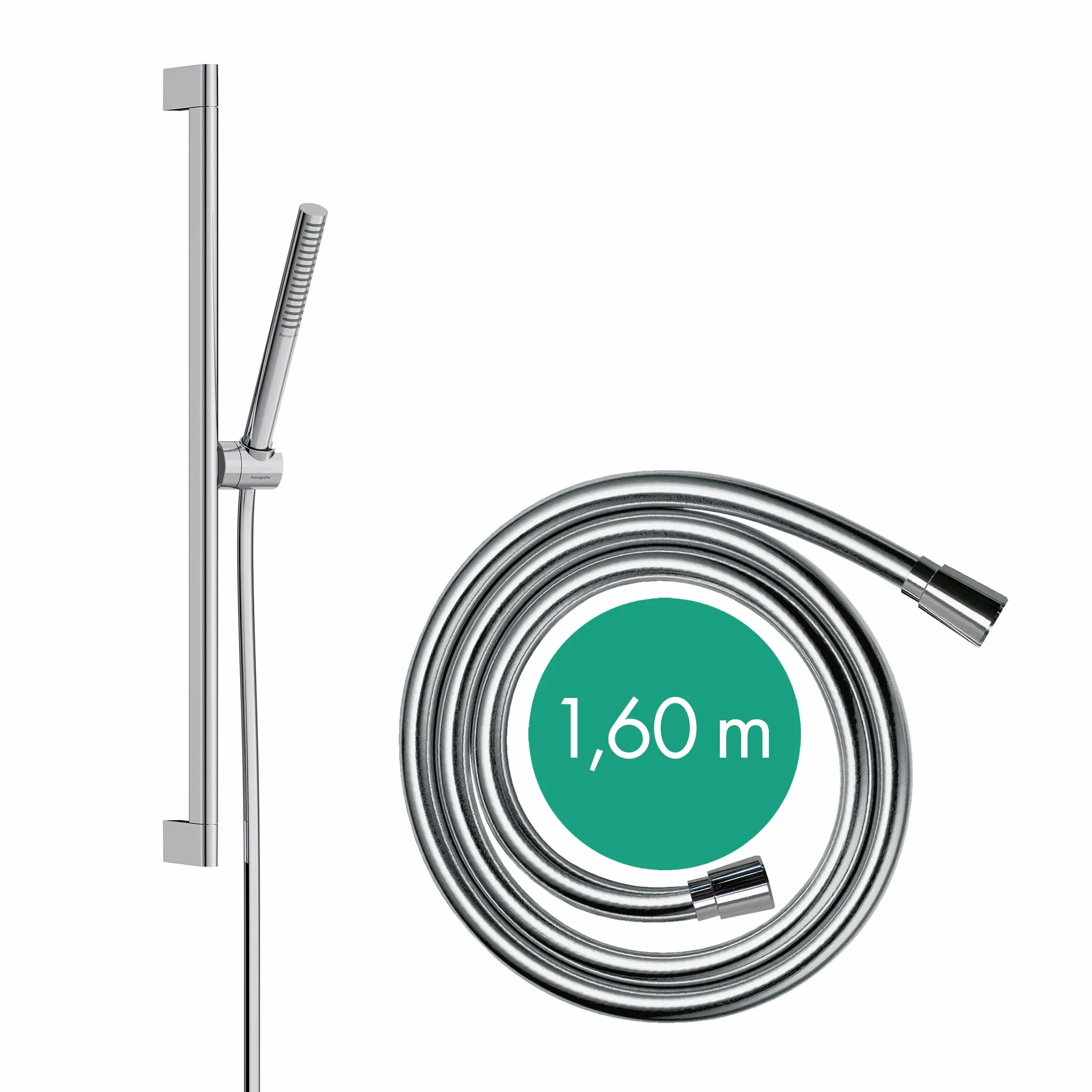 Hansgrohe Pulsify S 100 1jet EcoSmart Brauseset, chrom Hansgrohe Pulsify S 100 1jet EcoSmart Brauseset, chrom