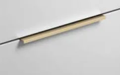Griff G0289 von burgbad - Messing-Optik, Breite: 230 mm