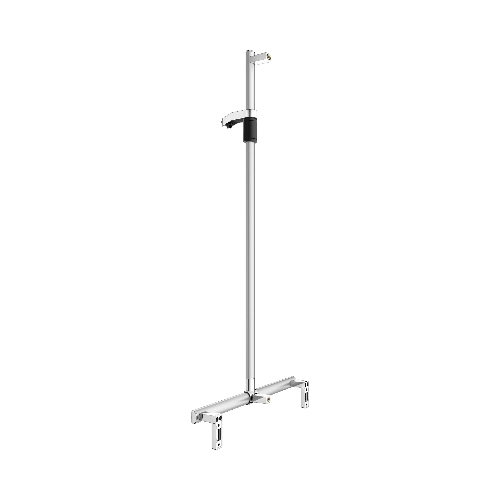 KEUCO Duschhandlauf mit Brausestange „Axess“ 632 × 700 × 1301 mm Ausführung in Silber (eloxiert)