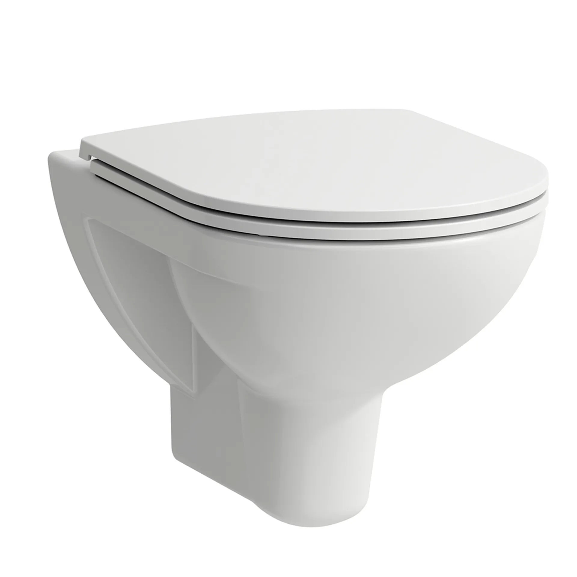 Tiefspül-WC wandhängend+Sitz PRO Pack 560x360x350 spülrandlos weiß