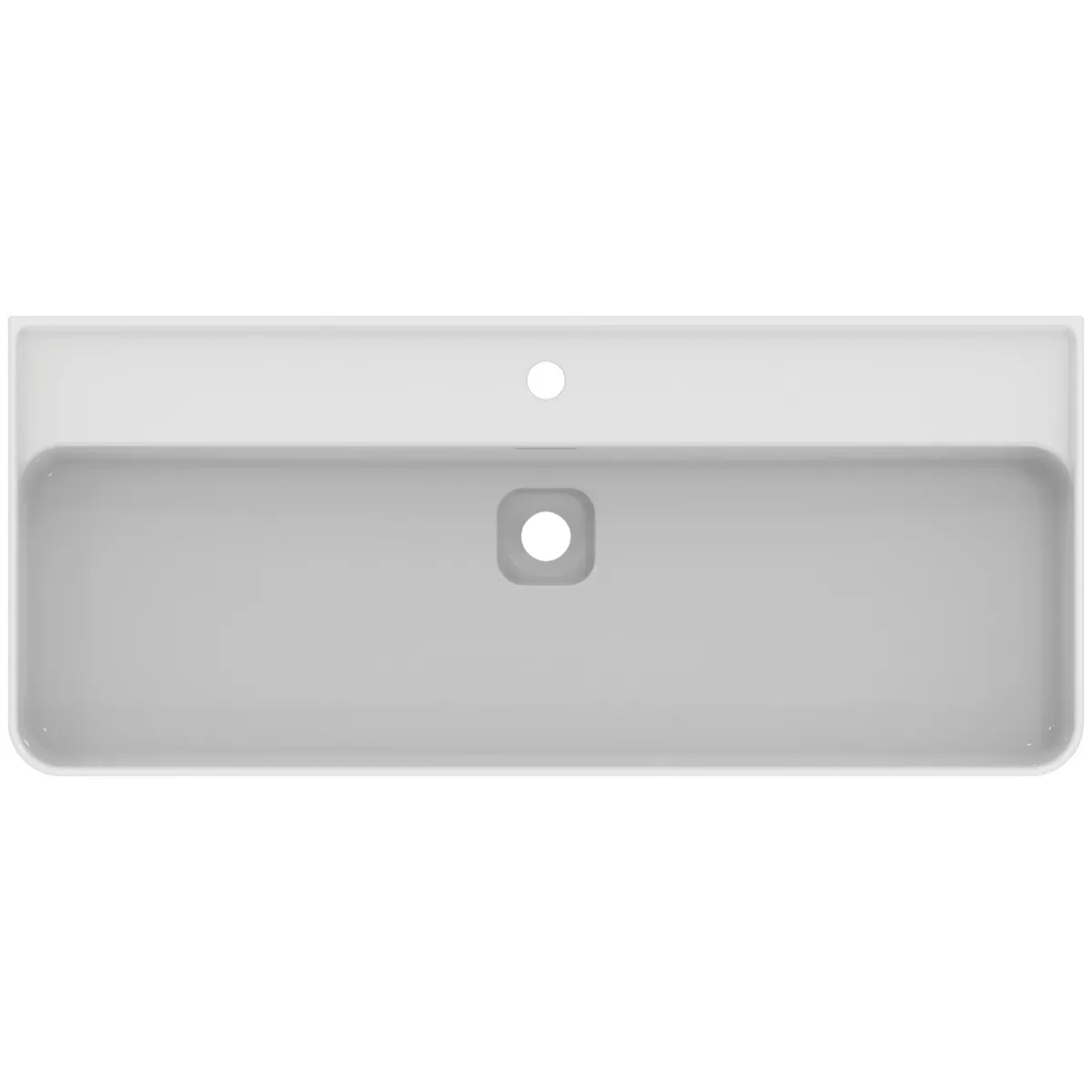 Waschbecken „StradaII“ 100 × 43 × 17 cm, Hahnlochposition mittig Waschbecken „StradaII“ 100 × 43 × 17 cm, Hahnlochposition mittig