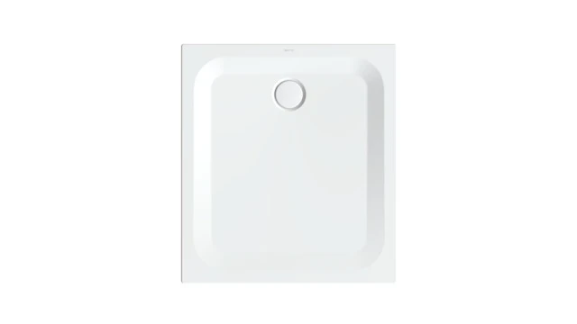 Bette rechteck Duschwanne „BetteUltra“ 1000 × 900 mm ohne Oberflächenbeschichtung, ohne Oberflächenveredelung, ohne Wannenträger, in Edelweiß