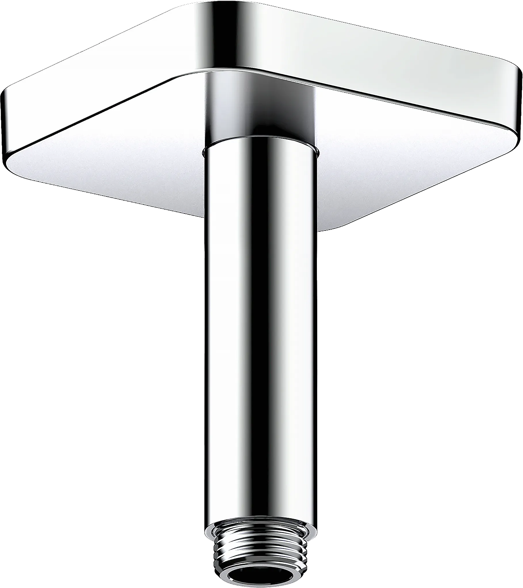 Hansgrohe AXOR ShowerSolutions Deckenanschluss 100 mm softsquare, Chrom
