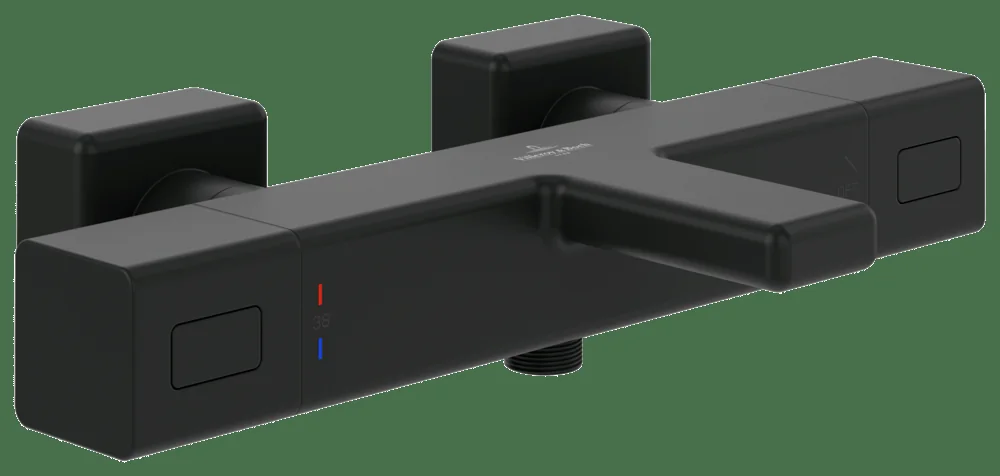 Villeroy & Boch Badewannenthermostat Universal Taps & Fittings TVT000002000, 317x65x202mm, Eckig, Matt Black
