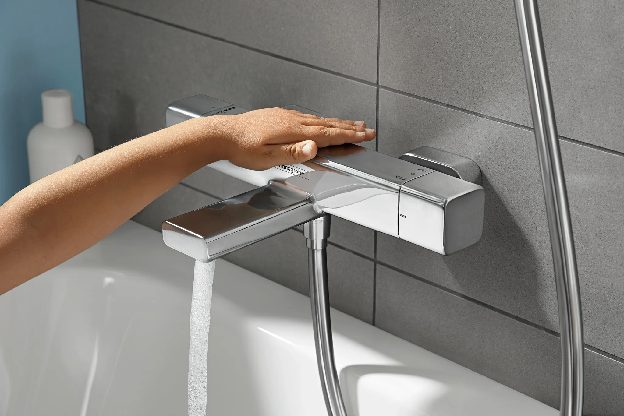 Hansgrohe Ecostat E Wannenthermostat Aufputz Chrom