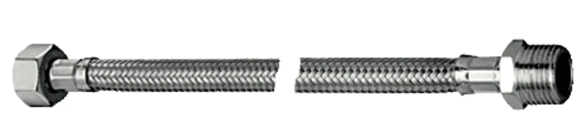 Schlauch Clean-Fix S, flexibel, 1000 mm, Überwurfmutter G 1/2 IG mit vormontierter Dichtung, Außengewinde G 1/2 AG Schlauch Clean-Fix S, flexibel, 1000 mm, Überwurfmutter G 1/2 IG mit vormontierter Dichtung, Außengewinde G 1/2 AG