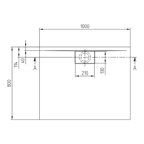 Villeroy & Boch rechteck Duschwanne „Architectura MetalRim“ 100 × 80 cm mit Antirutsch (VILBOgrip), in Weiß Alpin Villeroy & Boch rechteck Duschwanne „Architectura MetalRim“ 100 × 80 cm mit Antirutsch (VILBOgrip), in Weiß Alpin