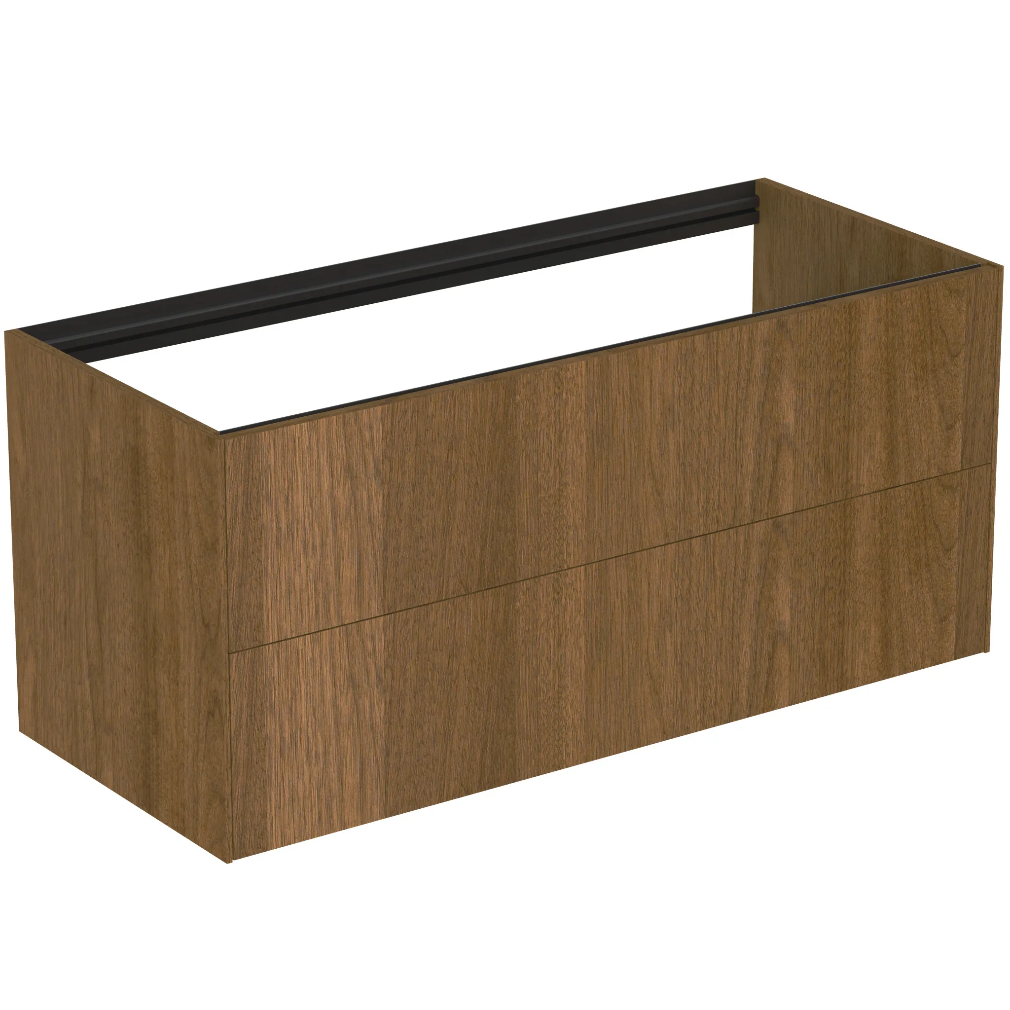 Ideal Standard Waschtischunterschrank „Conca“ 120 × 54 × 50,5 cm Walnuss dunkel Furnier Ideal Standard Waschtischunterschrank „Conca“ 120 × 54 × 50,5 cm Walnuss dunkel Furnier