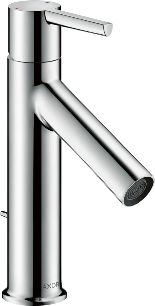 Hansgrohe AXOR Starck Einhebel-Waschtischmischer 100, Chrom, Ausladung 103 mm, Auslaufhöhe 95 mm, Hebelgriff, Normalstrahl, max. Durchflussmenge 5 l/min Hansgrohe AXOR Starck Einhebel-Waschtischmischer 100, Chrom, Ausladung 103 mm, Auslaufhöhe 95 mm, Hebelgriff, Normalstrahl, max. Durchflussmenge 5 l/min