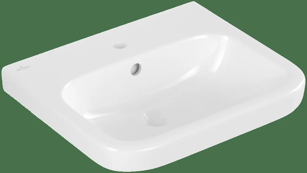 Villeroy & Boch Architectura Waschbecken 550x470mm, Rechteck, 1HL. m. ÜL., Weiß Alpin