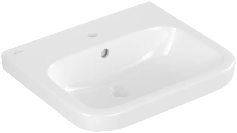 Villeroy & Boch Architectura Wandwaschbecken 41885G, 550x470x180mm, weiß Alpin, glänzend, mit Überlauf, für 3-Loch-Armatur