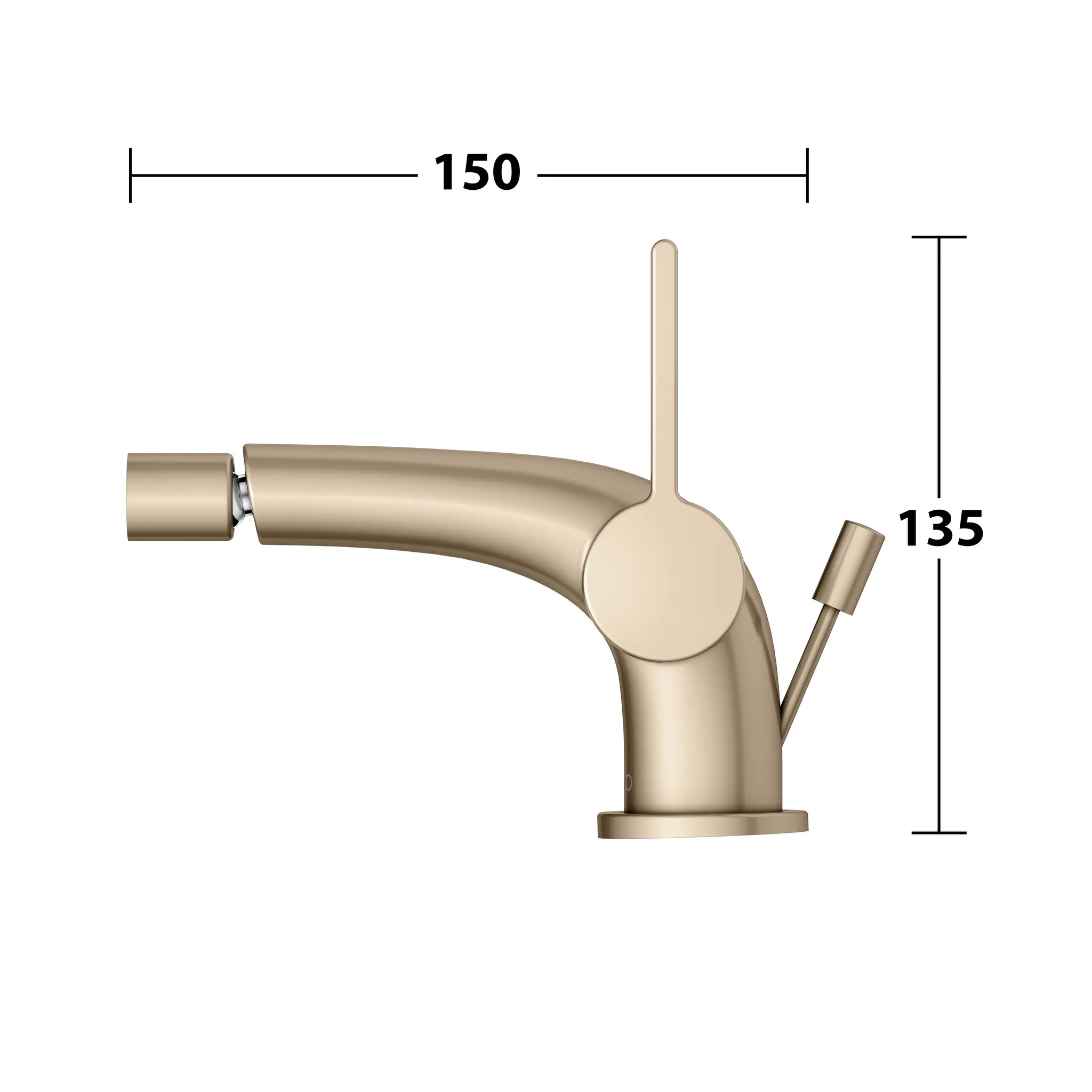 Edition 400 51509030000 Einhebel-Bidetmischer mit Zugstangen-Ablaufgarnitur Bronze gebürstet Edition 400 51509030000 Einhebel-Bidetmischer mit Zugstangen-Ablaufgarnitur Bronze gebürstet