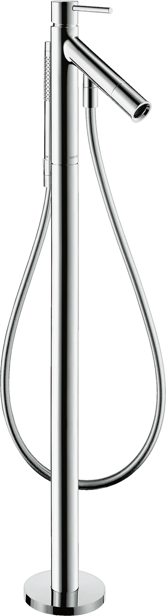 Hansgrohe AXOR Starck Einhebel-Wannenmischer bodenstehend mit Pingriff, Chrom Hansgrohe AXOR Starck Einhebel-Wannenmischer bodenstehend mit Pingriff, Chrom