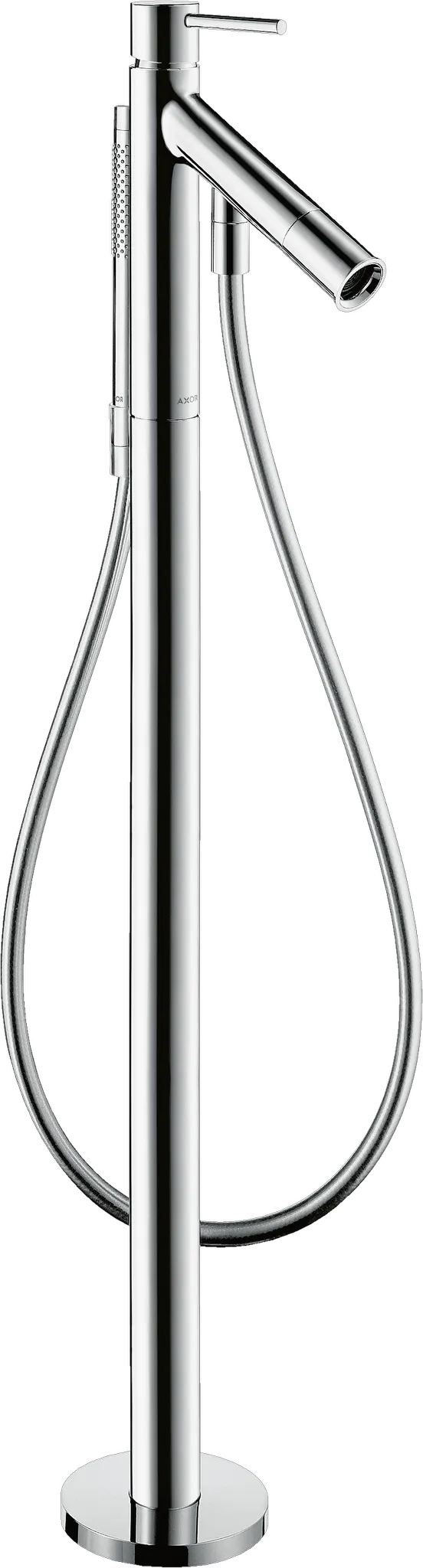 Hansgrohe AXOR Starck Einhebel-Wannenmischer bodenstehend mit Pingriff, Chrom Hansgrohe AXOR Starck Einhebel-Wannenmischer bodenstehend mit Pingriff, Chrom