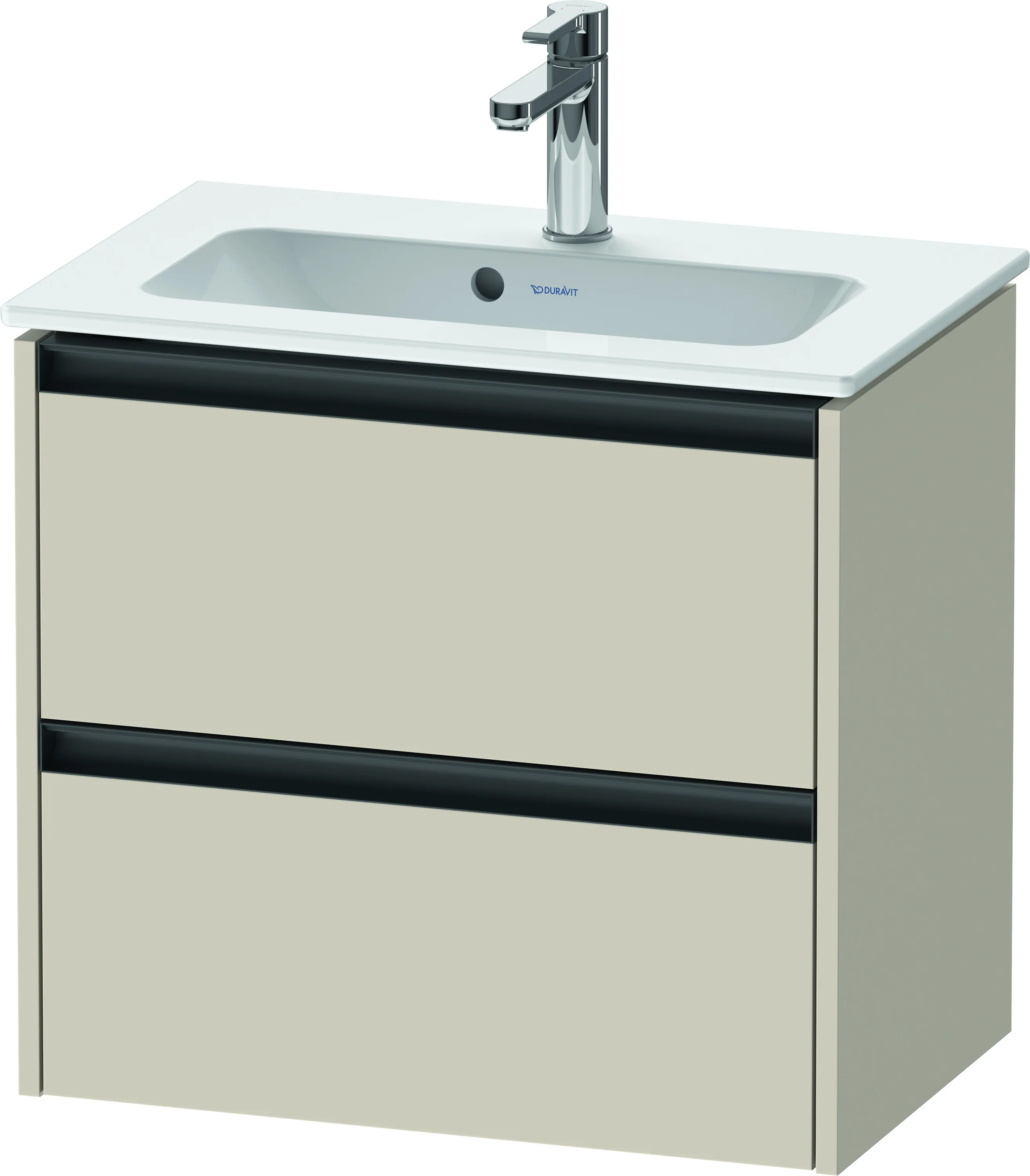 Duravit Waschtischunterschrank wandhängend „Ketho.2“ 61 × 54,9 × 39 cm in Taupe Supermatt Duravit Waschtischunterschrank wandhängend „Ketho.2“ 61 × 54,9 × 39 cm in Taupe Supermatt
