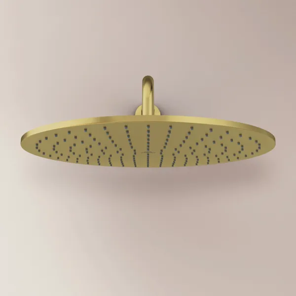 Regenbrause Idealrain, rund Durchmesser: 400mm, Brushed Gold Regenbrause Idealrain, rund Durchmesser: 400mm, Brushed Gold
