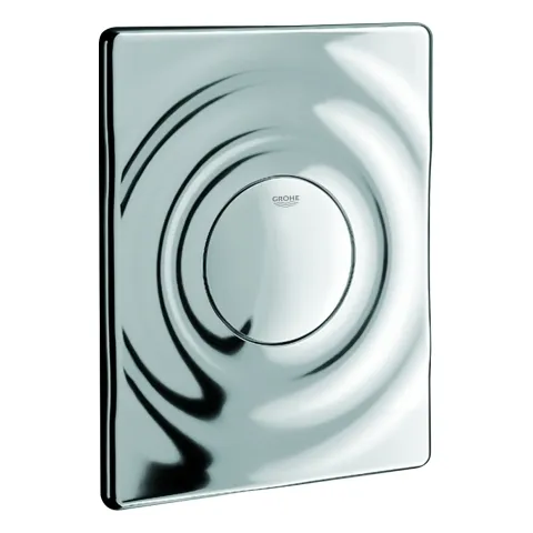 WC-Betätigung Surf 38574, 156 x 197 mm, für 1-Mengen-Betätigung, senkrechte und waagerechte Montage, chrom WC-Betätigung Surf 38574, 156 x 197 mm, für 1-Mengen-Betätigung, senkrechte und waagerechte Montage, chrom