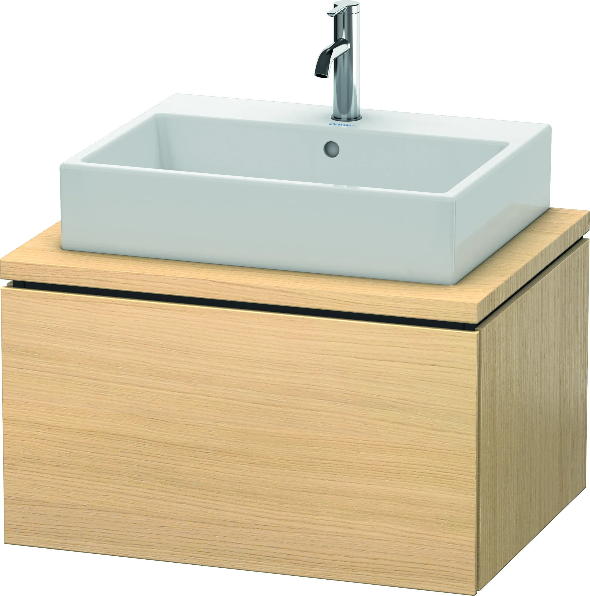 Duravit Waschtischunterschrank wandhängend „L-Cube“ 72 × 40 × 54,7 cm Mediterrane Eiche