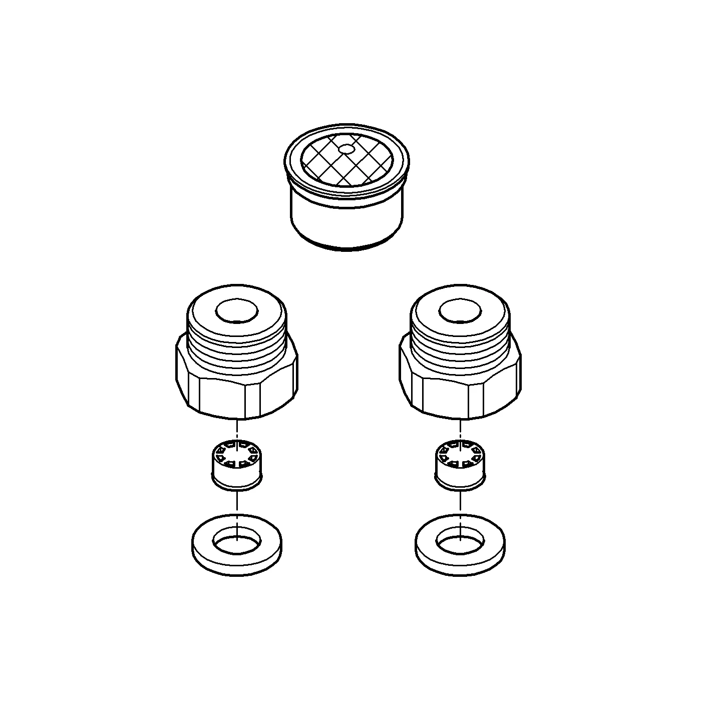 Wasserspar-Set 48190, Durchfluss 1,9 l/min