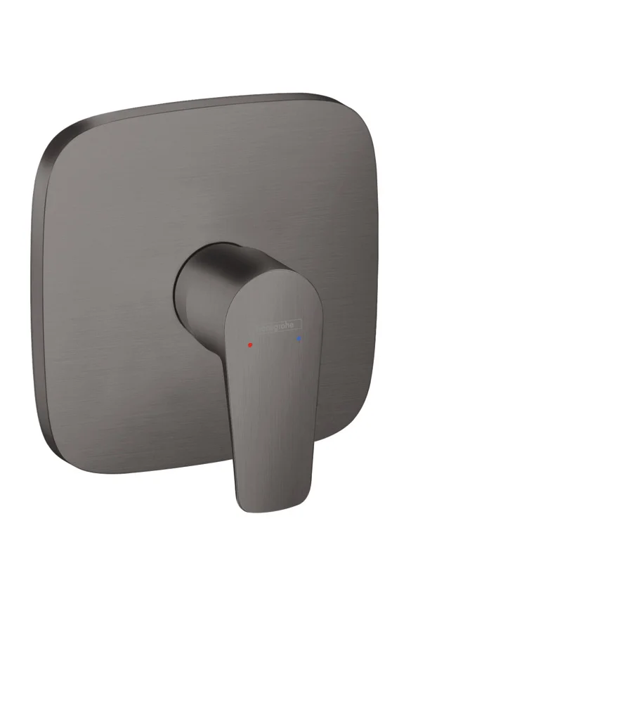 Hansgrohe Talis E Einhebel-Brausemischer Unterputz, Brushed Black Chrome, Keramikmischsystem, einstellbare Temperaturbegrenzung, Durchflussklasse B Hansgrohe Talis E Einhebel-Brausemischer Unterputz, Brushed Black Chrome, Keramikmischsystem, einstellbare Temperaturbegrenzung, Durchflussklasse B