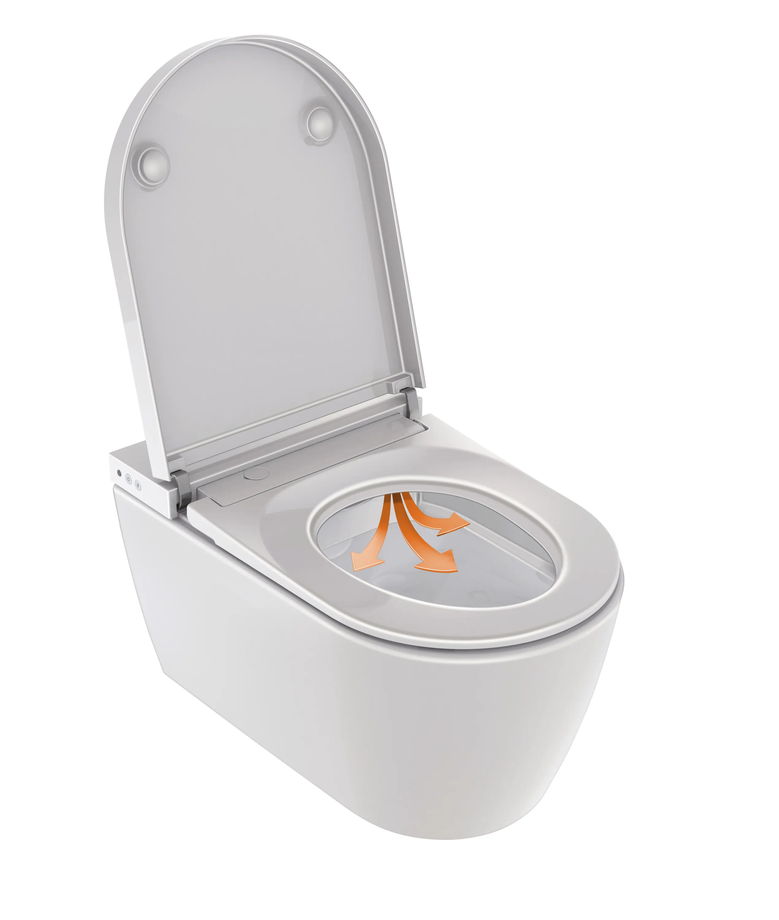 Dusch-WC „SensoWash Starck f Pro“ 37,8 × 40,5 cm, Befestigung verdeckt