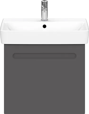 Duravit Waschtischunterschrank wandhängend „No.1“ 54 × 47,8 × 42,6 cm in Graphit Matt Duravit Waschtischunterschrank wandhängend „No.1“ 54 × 47,8 × 42,6 cm in Graphit Matt