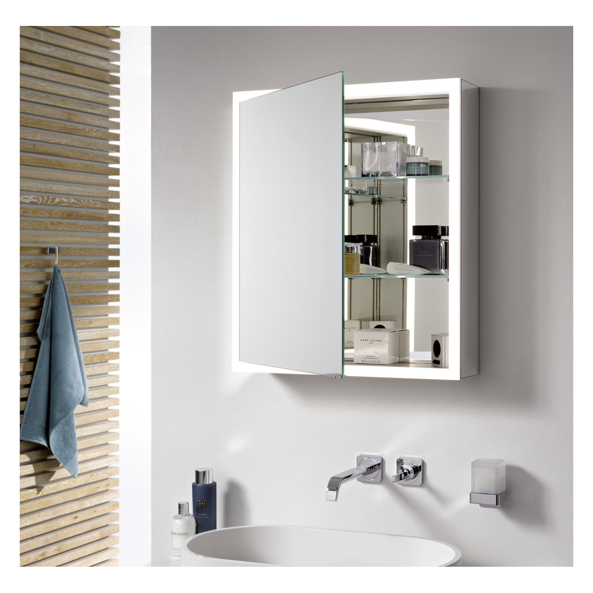 emco Einbaurahmen für Spiegelschrank „asis prime“ 122,2 × 72,2 × 15 cm 