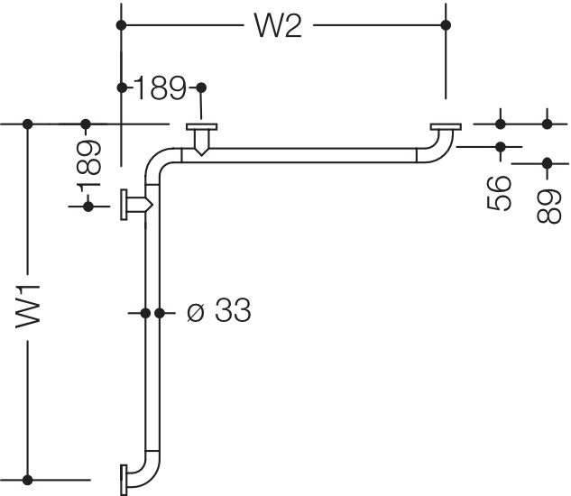 HEWI Haltegriff „Serie 801“