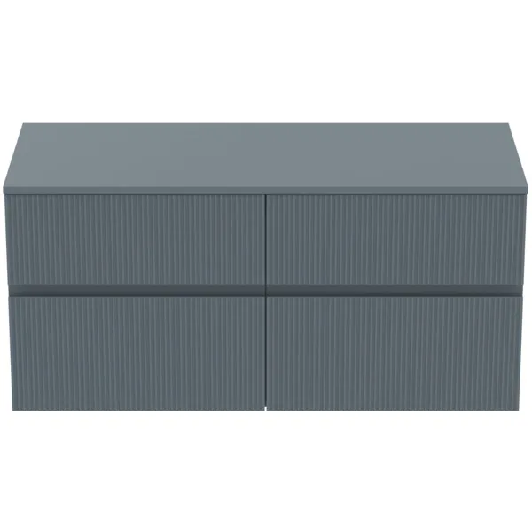 Ideal Standard Waschtischunterschrank „Finesse“ 120,2 × 55,8 × 50,5 cm Aschblau matt