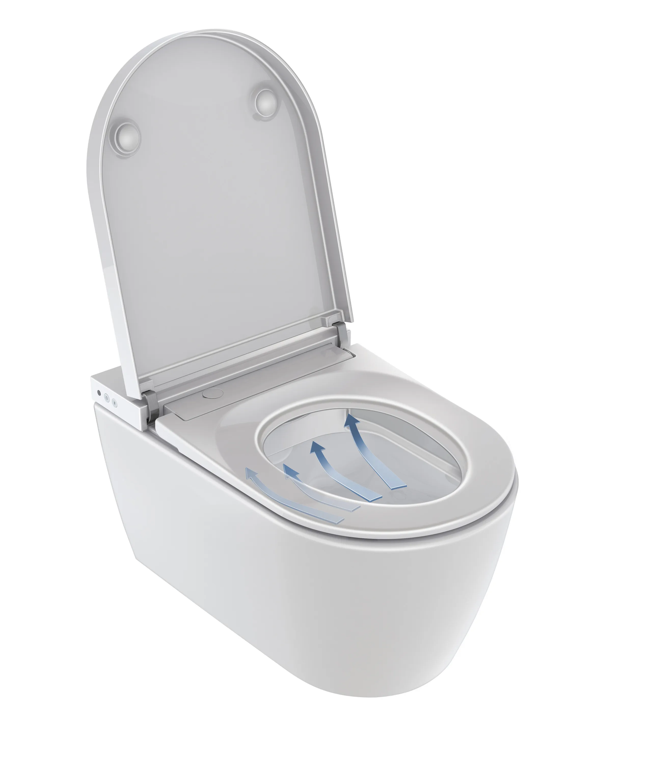 Dusch-WC „SensoWash Starck f Plus“ 37,8 × 40,5 cm, Befestigung verdeckt