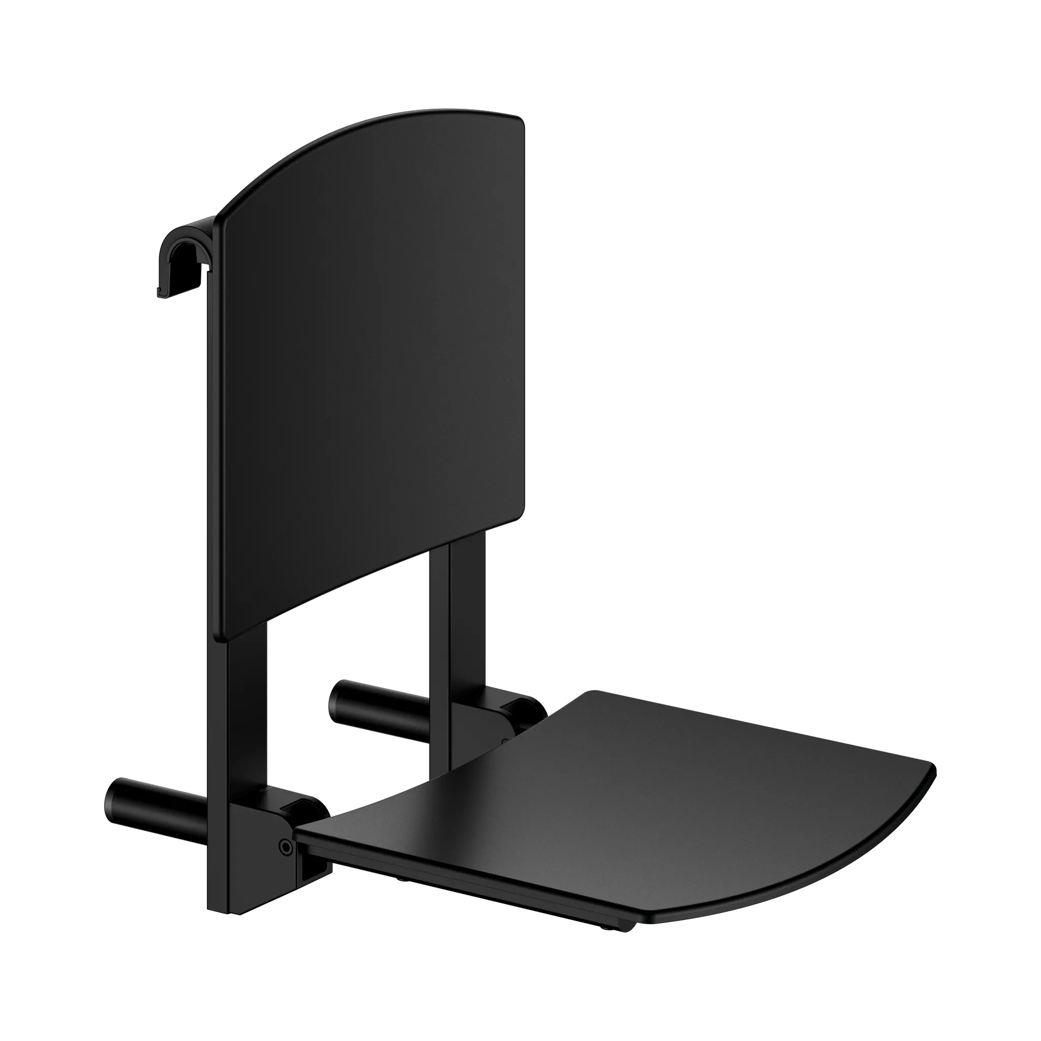 Klappsitz zum Einhängen „Care“ in Schwarz (matt) Klappsitz zum Einhängen „Care“ in Schwarz (matt)