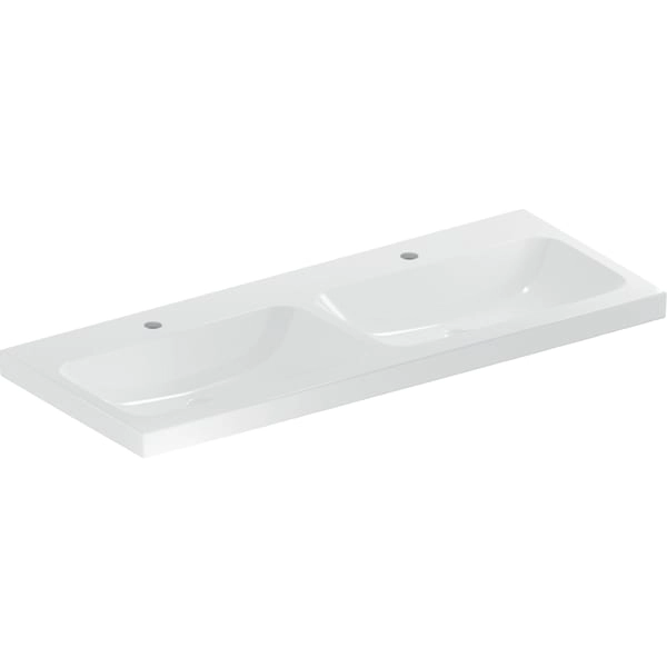 Wandwaschtisch „iCon Light“, links und rechts, rechteckig, Hahnlochposition mittig 120 × 48 cm Wandwaschtisch „iCon Light“, links und rechts, rechteckig, Hahnlochposition mittig 120 × 48 cm