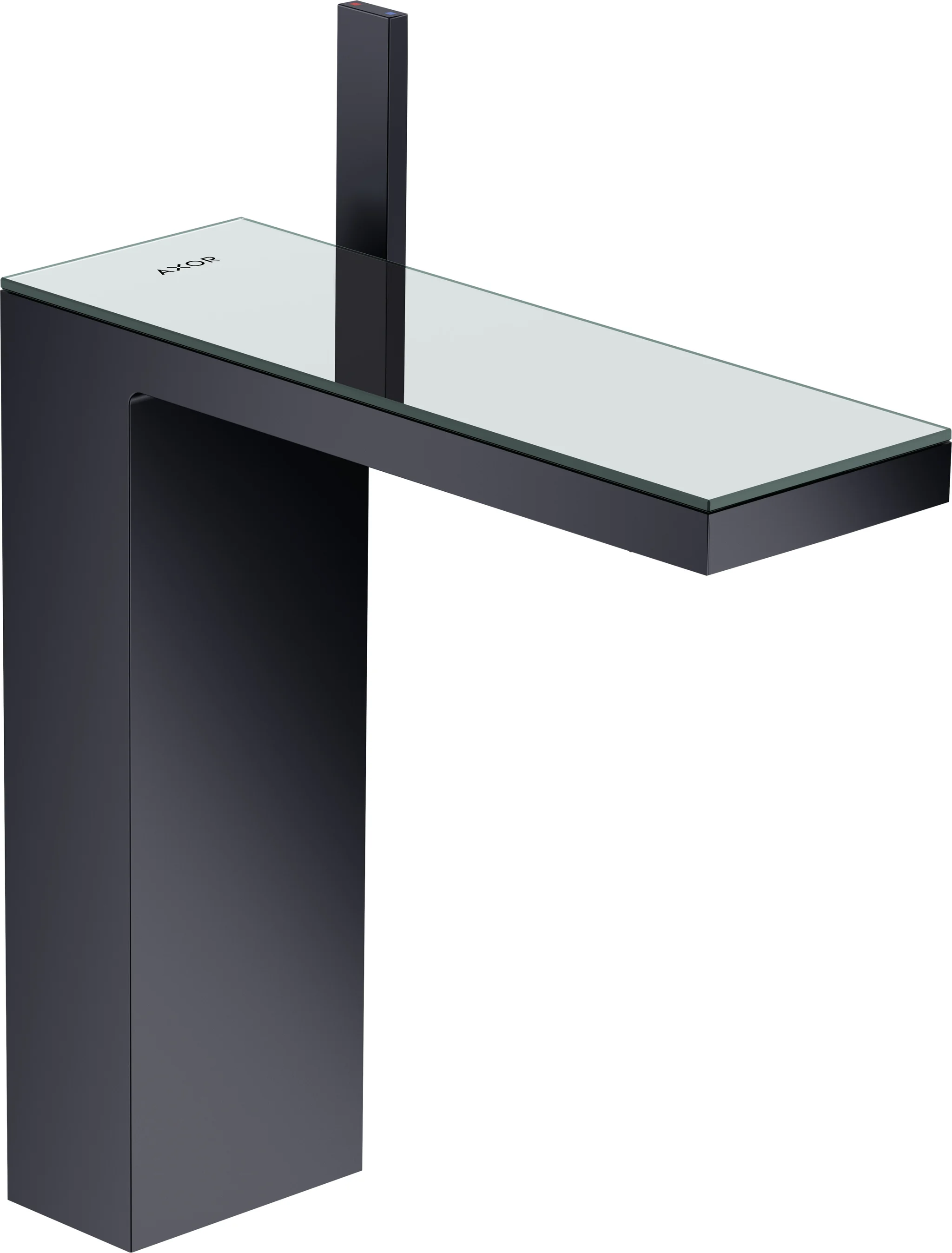 Hansgrohe AXOR MyEdition Platte 245 Glas – abnehmbar, 245 mm Länge