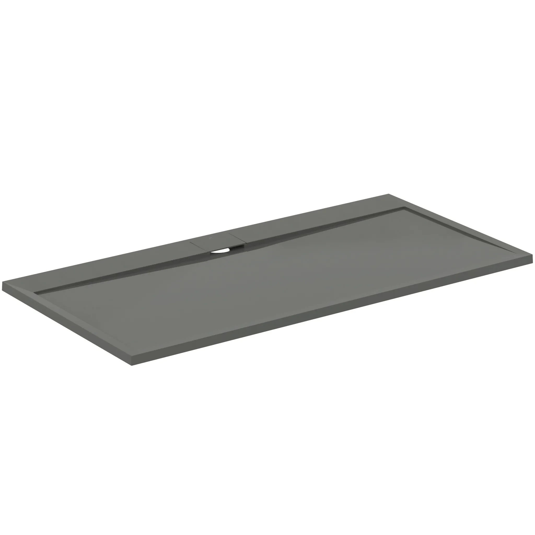 Ideal Standard Rechteck-Brausewanne Ultra Flat S i.life 1800x900x30mm Quarzgrau