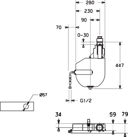 HA Rollbox für Schlauch HANSA 5306
