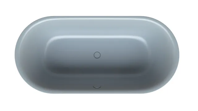 Bette BetteLux Oval Badewanne Blue Satin 1900x900x450 mm Einbau 2-Sitzer glasierter Titan-Stahl