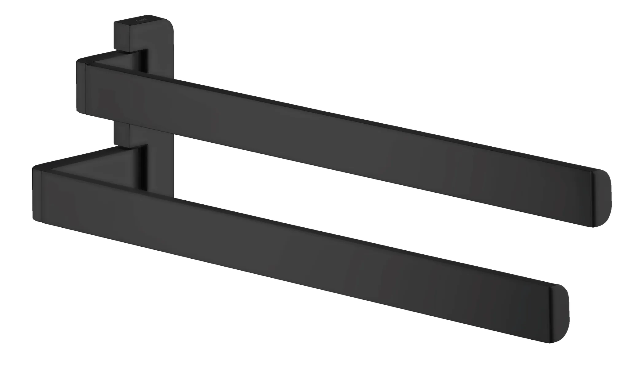 Hansgrohe AXOR Universal Softsquare Handtuchhalter zweiarmig, Mattschwarz