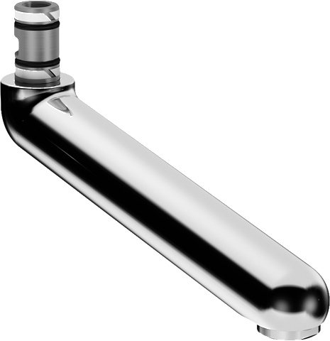 Hansa Auslauf Hansa 0269 L=161 Chrom Hansa Auslauf Hansa 0269 L=161 Chrom