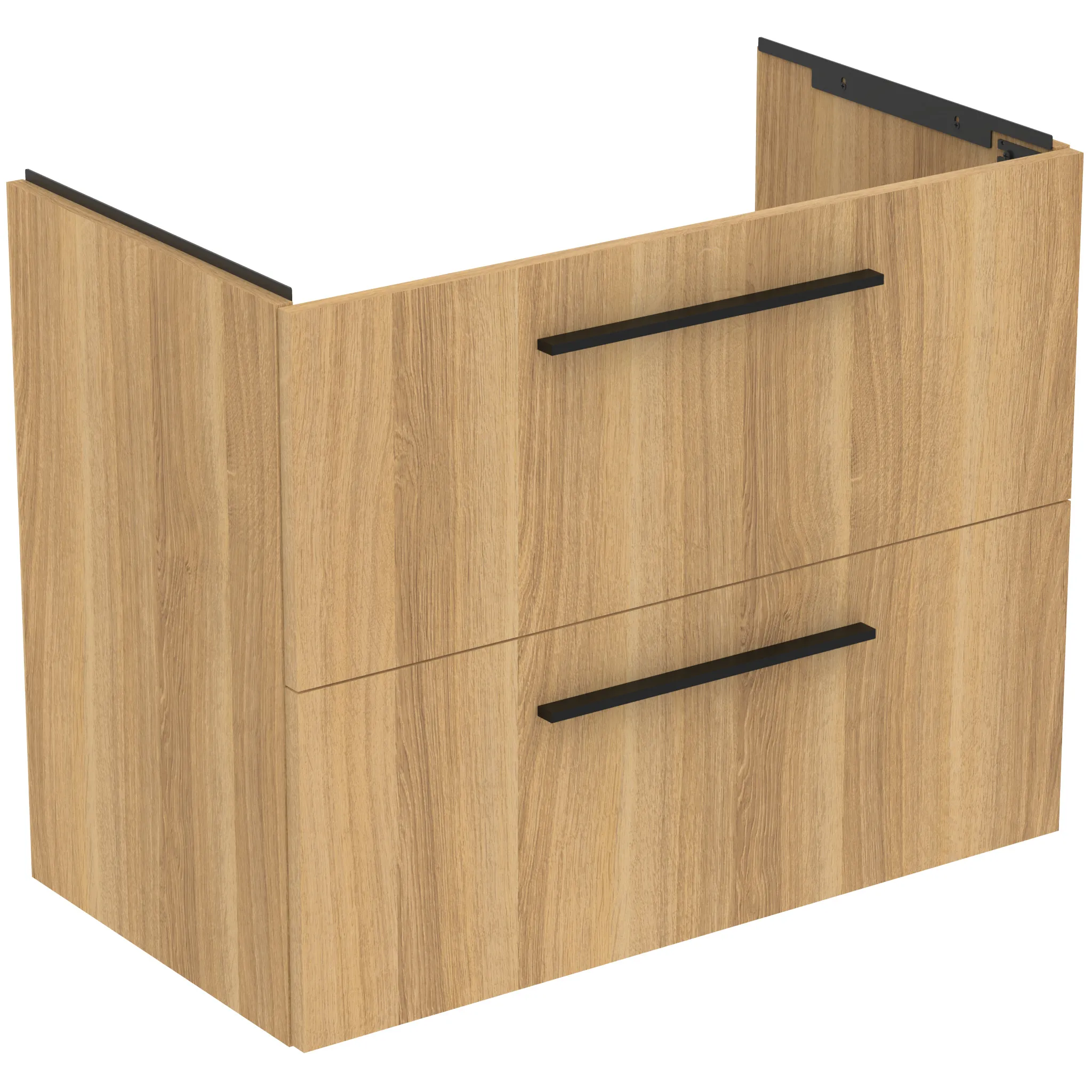 Möbelpaket i.life A mit Waschtisch 80cm und Unterschrank mit schwarzem Griff Weiß matt Möbelpaket i.life A mit Waschtisch 80cm und Unterschrank mit schwarzem Griff Weiß matt