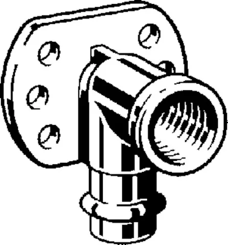 „Sanpress“ Wandscheibe 12 mm × 1/2″ „Sanpress“ Wandscheibe 12 mm × 1/2″
